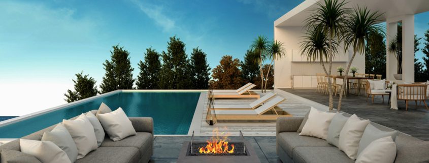 Discover how vent-free outdoor fireplaces and contemporary fire tables create functional, year-round outdoor entertainment and patio spaces.