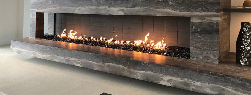Isokern indoor fireplaces have become a luxury staple.
